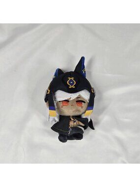 Genshin Impact Cyno 5 Inch Plush Doll Keychain Stuffed Toy Anime Plushie Game